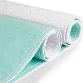 CoolShields Reusable Waterproof Bed Pads Washable Underpads 34 x 52(1 Pack) | Heavy Absorbency Incontinence Washable Reusable Bedwetting Mattress Protector Pad for Adults, Elderly and Pets
