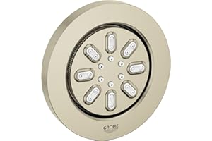 GROHE Rainshower Aqua Body Spray in Brushed Nickel, Round