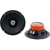 HERTZ Dieci Series DCX-1653 6.5" Two-Way Coaxial Speakers - Pair | 6.5 inch, 60W RMS, 120W peak, 4-ohm impedance, 93 dB, 60-21000 Hz, water-repellent pressed paper cone, 15 mm tweeter