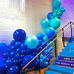 PartyWoo Persian Blue Balloons, 140 pcs Dark Blue