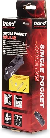 Trend Single Pocket Hole Jig with HSS Drill Bit & Depth Collar view 2