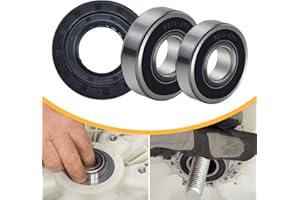 MEKAR Front Load Washer Tub Ball Bearings Washing Machine Bearing Kit Suitable for LG & Kenmore Etc Replacement Part 4036ER2004A 4036ER4001B 4280FR4048E 4280FR4048L-Black