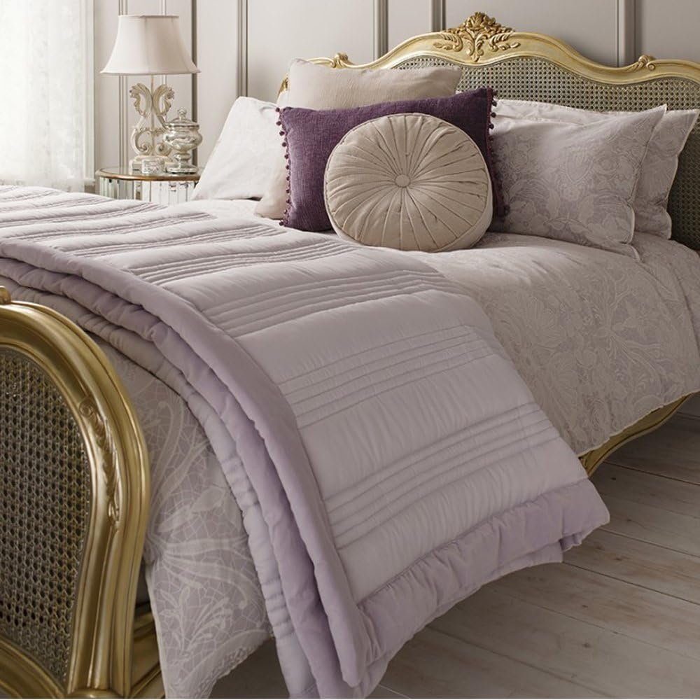 Ashby Quilted Heather Bedspread Lilac King Size Quilt Amazon.co.uk