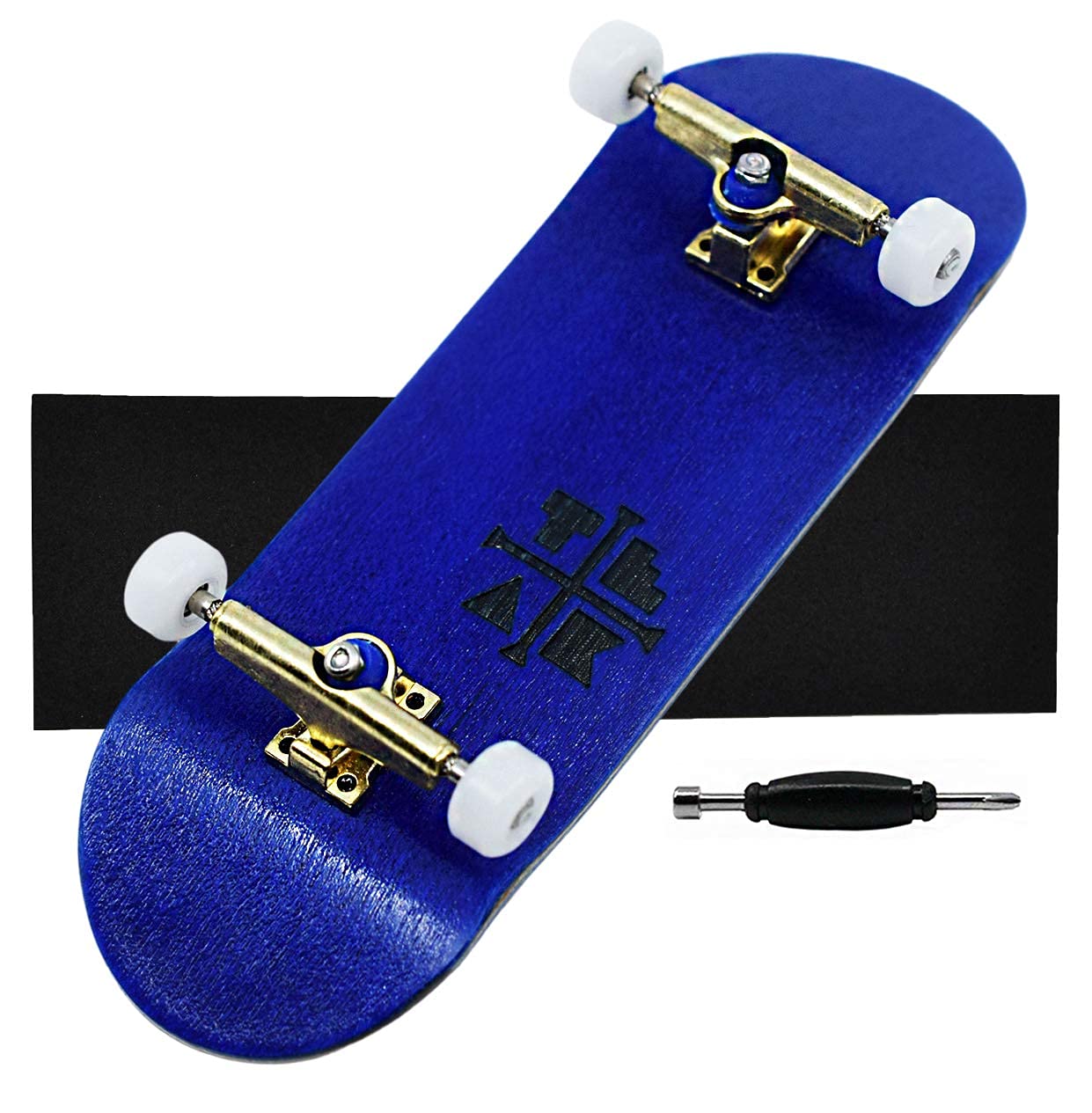 Teak Tuning 32mm Prolific Complete Fingerboard - Color Deisgn Options | 32mm x 97mm Handmade Maple Wood Deck | Pro Board Shape | Polyurethane Bearing Wheels | O-Ring Tuning