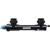 Aqua Ultraviolet AAV00072 57-watt UV Sterilizer with Wiper for Aquarium, 2-Inch, Black