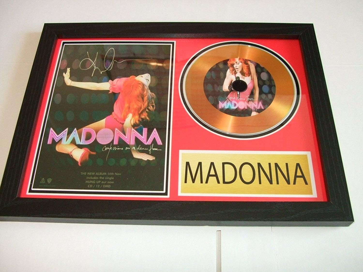 madonna signed gold disc 7