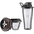 Vitamix Blending Cup and Bowl Starter Kit for Vitamix Ascent and Venturist machines, Clear, 20 oz. cup and 8 oz. bowl