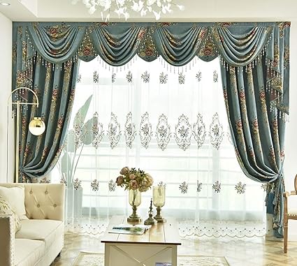 Amazon Com Queen S House Curtains Panels For Bedroom Waterfall