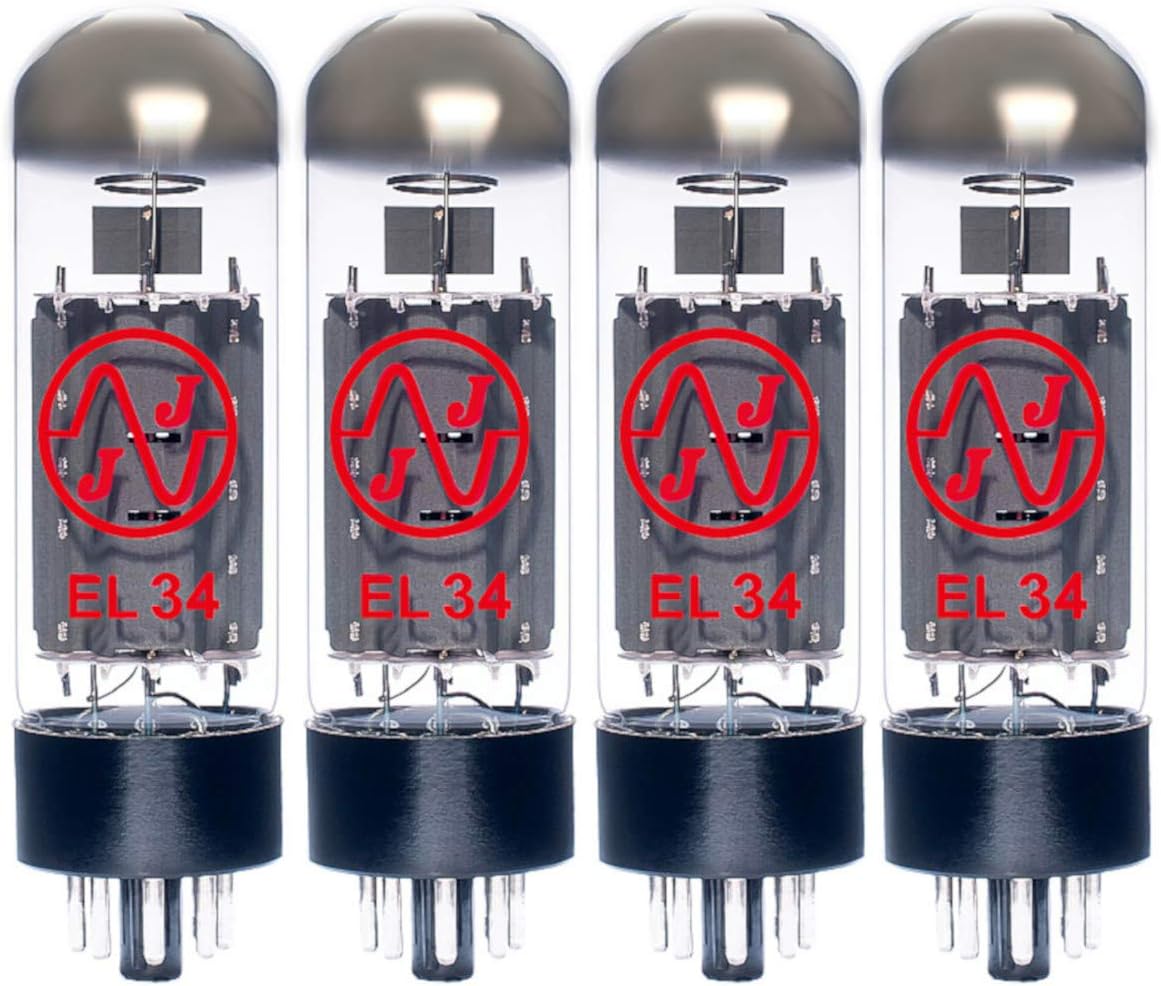 4 x EL34 (6CA7) Valves (Tubes) JJ Matched Quad NEW TESTED