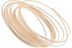 FONDOTIN 1 Roll Rattan Weave Material Caning Material Woven Chair Coil Basket Weaving Cane Basket Weaving Supplies Basket Weaving Materials DIY Kits Flat Rattan Repair Garden Chair Wooden