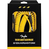 30' Coil Cable, Fender x Third Man Hardware, Yellow