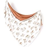 GRSSDER Baby Blankets Super Soft Stretchy Jersey Knit Swaddle Blanket for Baby Girls, Stylish Double Layer Receiving Blankets 34 x 44 Extra Large for Swaddling, Elk Animals