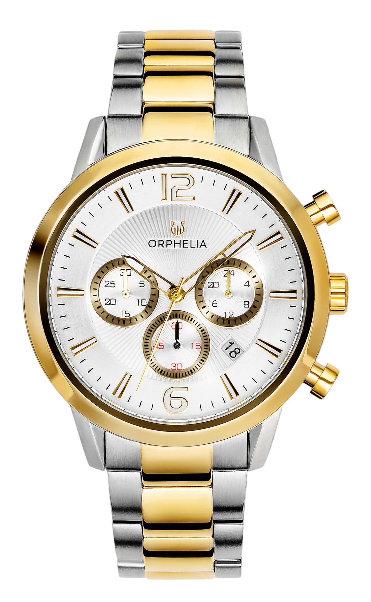 ORPHELIA Mens Chronograph Quartz Watch with Stainless Steel Strap OR82809