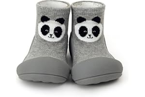 Attipas Baby Sock Shoes for Baby Boy & Girl, Soft, Non-Slip Toddler Sock Shoes, Breathable Infant Walking Shoes, First Steps Baby Shoes, Fun Animal-Themed Designs, Easy to Put On