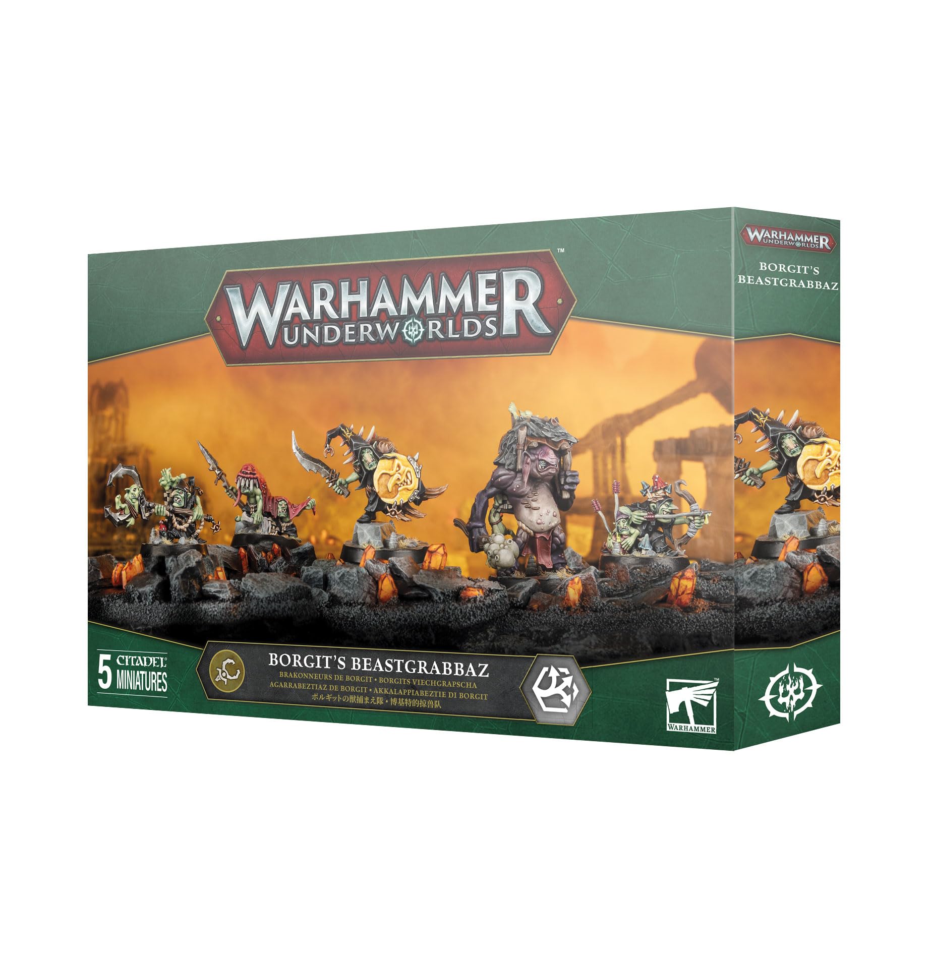 Games Workshop - Warhammer - Age of Sigmar - Warhammer Underworlds: Borgits Beastgrabbaz (Warband)