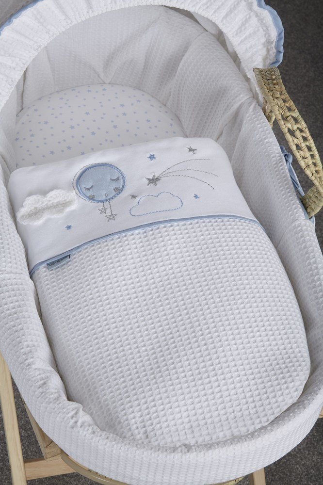 clair de lune over the moon moses basket