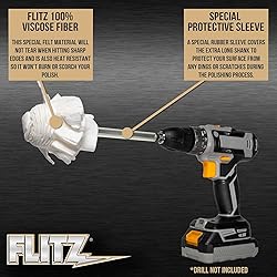 Flitz Buff Ball w/ 1.76oz Metal Polish Paste - 2in