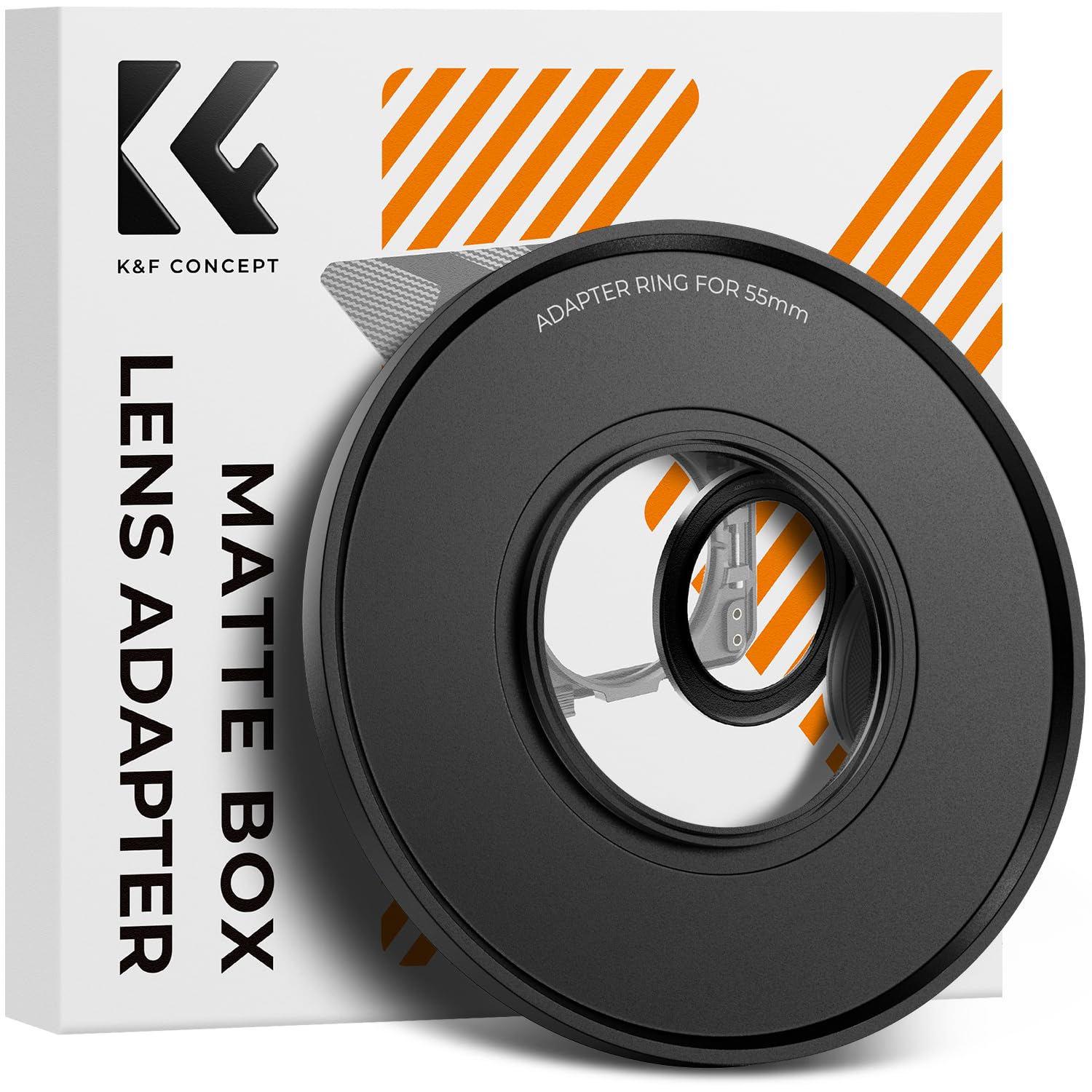K&F CONCEPT 55mm Matte Box Lens Adapter Ring Only for K&F CONCEPT Matte Box