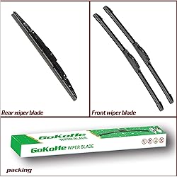 GoKoHe Front and Rear Windshield Wiper Blades