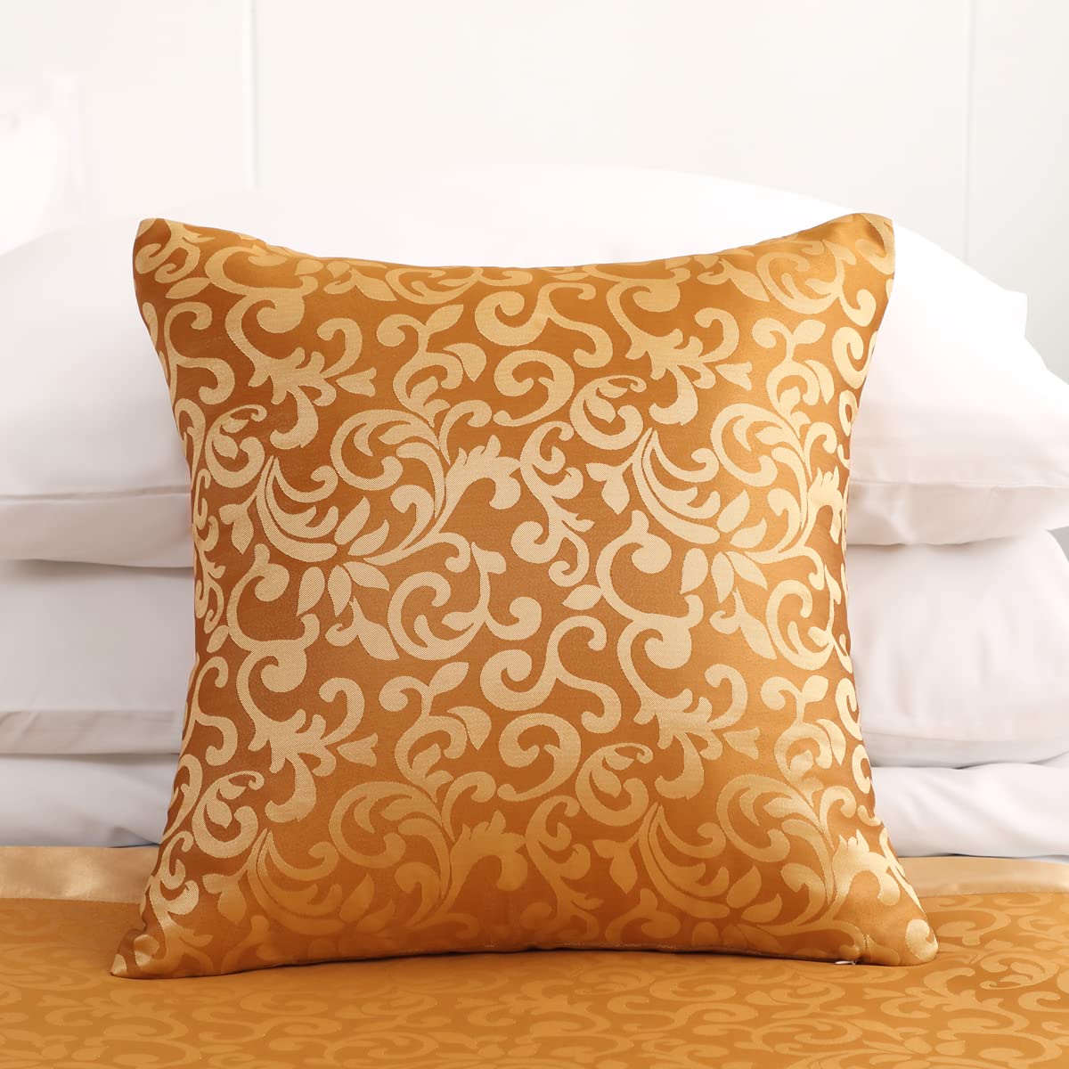 AMBERIS Smooth Comfort 2 Pillowcases (45×45cm)(Without Insert) for Home and Hotel