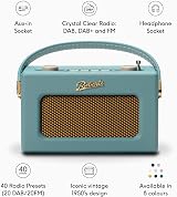 Roberts Revival UNO FM/DAB/DAB Plus Digital Radio with Bluetooth Duck Egg view 6