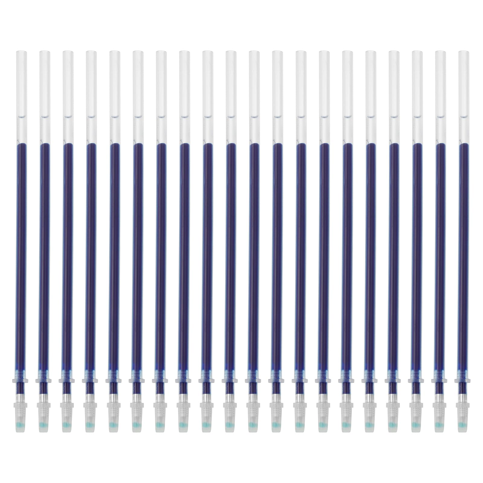 PATIKIL Retractable Gel Pen Refills, 100 Pcs Blue Rollerball Gel Ink Pens Refills Bulk Set, 0.5mm Fine Point for Office Home Writing