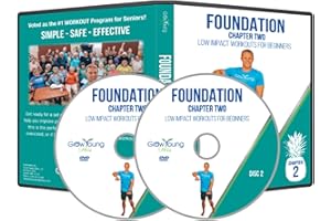 Grow Young Fitness Foundation Exercises for Seniors - Low-Impact Senior Exercise DVD for Improving Your Entire Body - Ch. 2 Workouts for Seniors