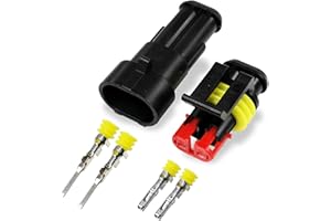 TE CONNECTIVITY / AMP TE Connectivity AMP Superseal 1.5 Series Electrical Multi Sealed Connector Kit - w/Terminals 16-20 AWG (2-Pin)