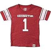 Wes and Willy Youth Boys College Sports Fan Short Sleeve Jersey Print T-Shirt Sizes 8-20