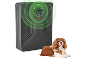 Davaon Anti Barking Device, Auto Dog Bark Deterrent Devices with 3 Adjustable Modes, Rechargeable Bark Dog Deterrent Box, Waterproof Ultrasonic Dog Barking Deterrent for Indoor Outdoor