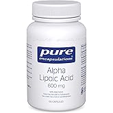 Pure Encapsulations Alpha Lipoic Acid 600 mg - ALA Supplement for Antioxidants, Cardiovascular Health & Carbohydrate Support 
