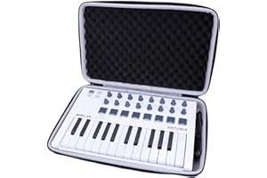 L LTGEM LTGEM Case Compatible with Arturia MiniLab 3 Universal MIDI Controller, Black(Case Only)