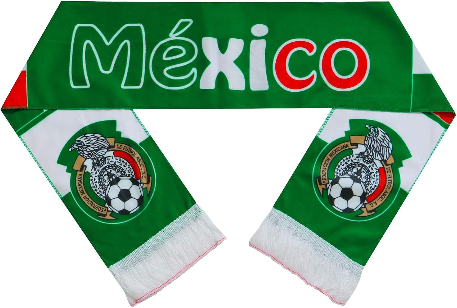 Mexico 2018 World Cup Fans Scarf National Team Scarf Flag Banner Football Cheerleaders Scarves : Clothing