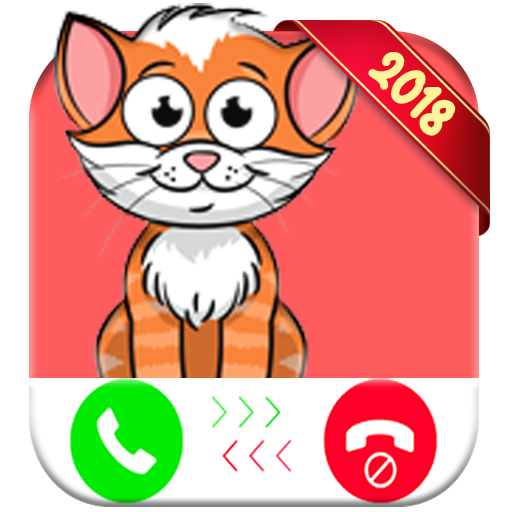 Amazon Com My Cat Cartoon Calling Free Fake Phone Call Appstore For Android