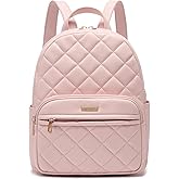 Marvolia Mini Backpack for Women - Vegan Leather Small Fashion Purse for Travel Work Shopping - Pink