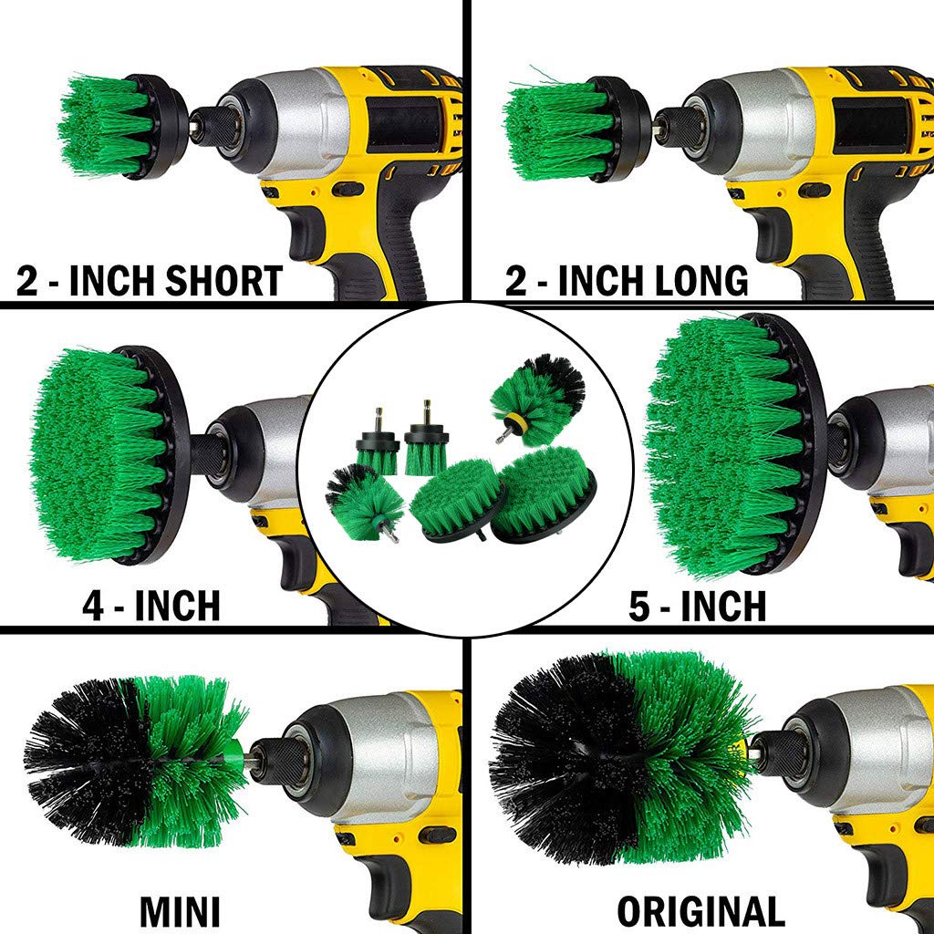 Waschküche exc 6Pc Badezimmer Teppich MMLC Drill Brush fliesenreiniger