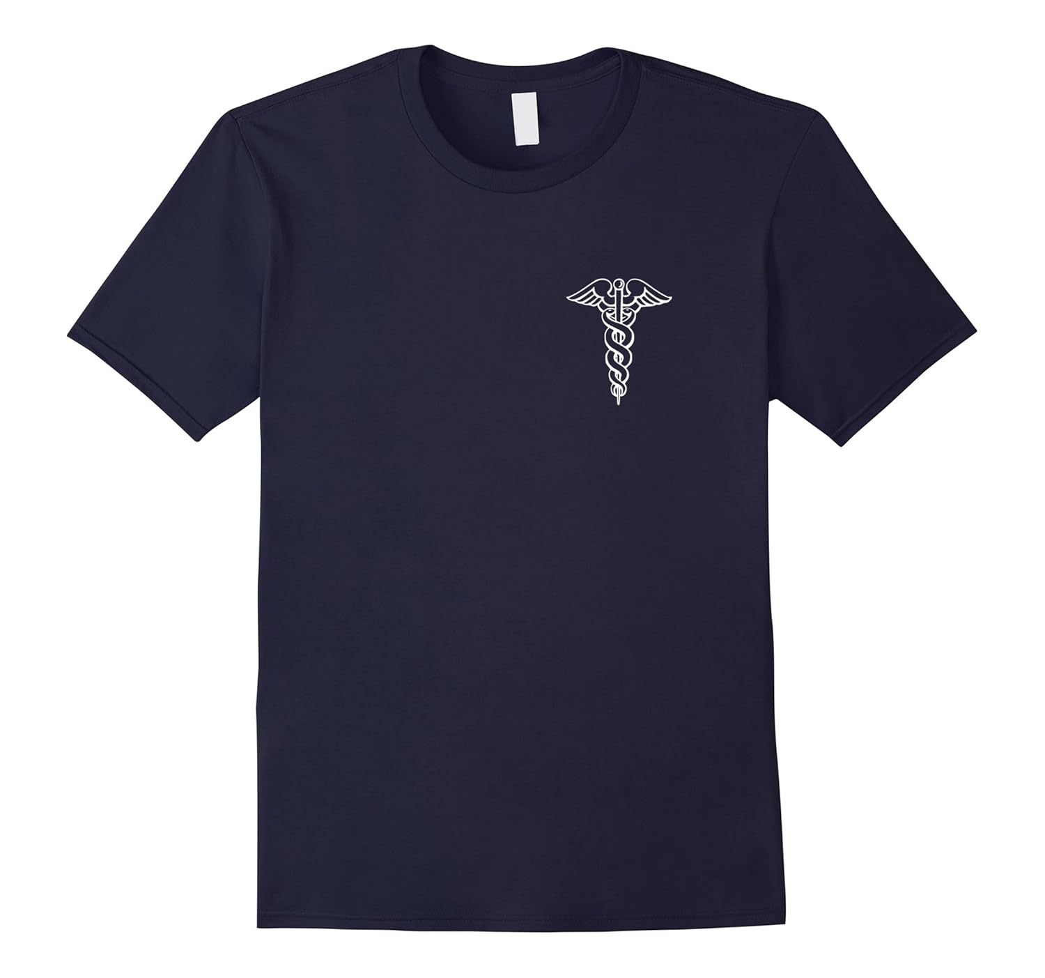 NURSE Shirt Caduceus Fun Back Print Medical Gift-Rose