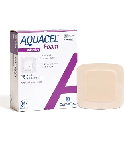 Amazon.com: ConvaTec AQUACEL Extra 6"x6" Hydrofiber Absorbant Dressing for  Moderate to Highly Exuding Wounds, Non-Woven Two-Dimensional Strengthening  Fibers, Square, 5ct Box : Industrial & Scientific