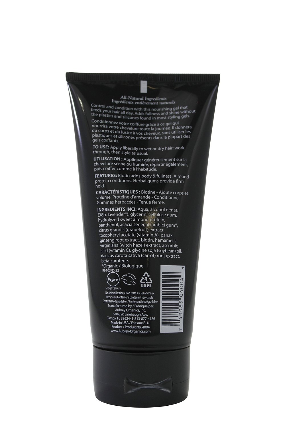 Buy Aubrey Organics Men S Stock Ginseng Biotin Hair Gel 6 Oz