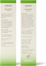 Nelsons Tea Tree Cream 30ml Natural Antiseptic Antifungal Face Body view 2