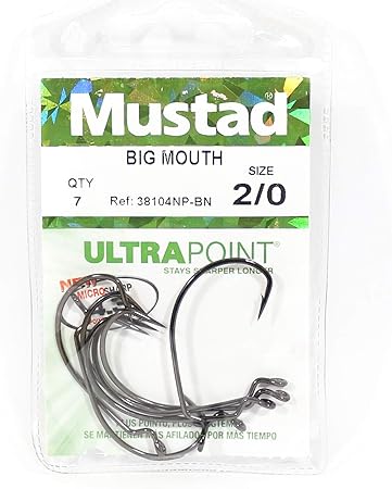 Mustad big mouth hooks Clearance