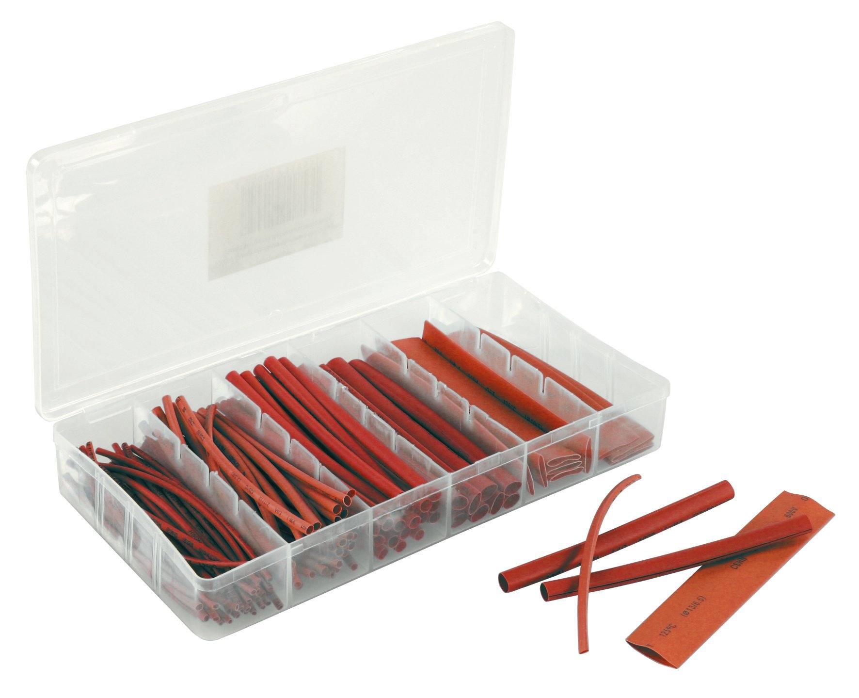McDrill Shrinkable Tubing Set 10 cm Long Red 100 Pcs
