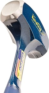 Estwing 3lb Club Hammer Blue Vinyl Grip Forged Steel view 3