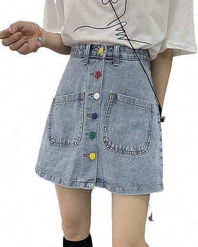 amazon uk denim skirts