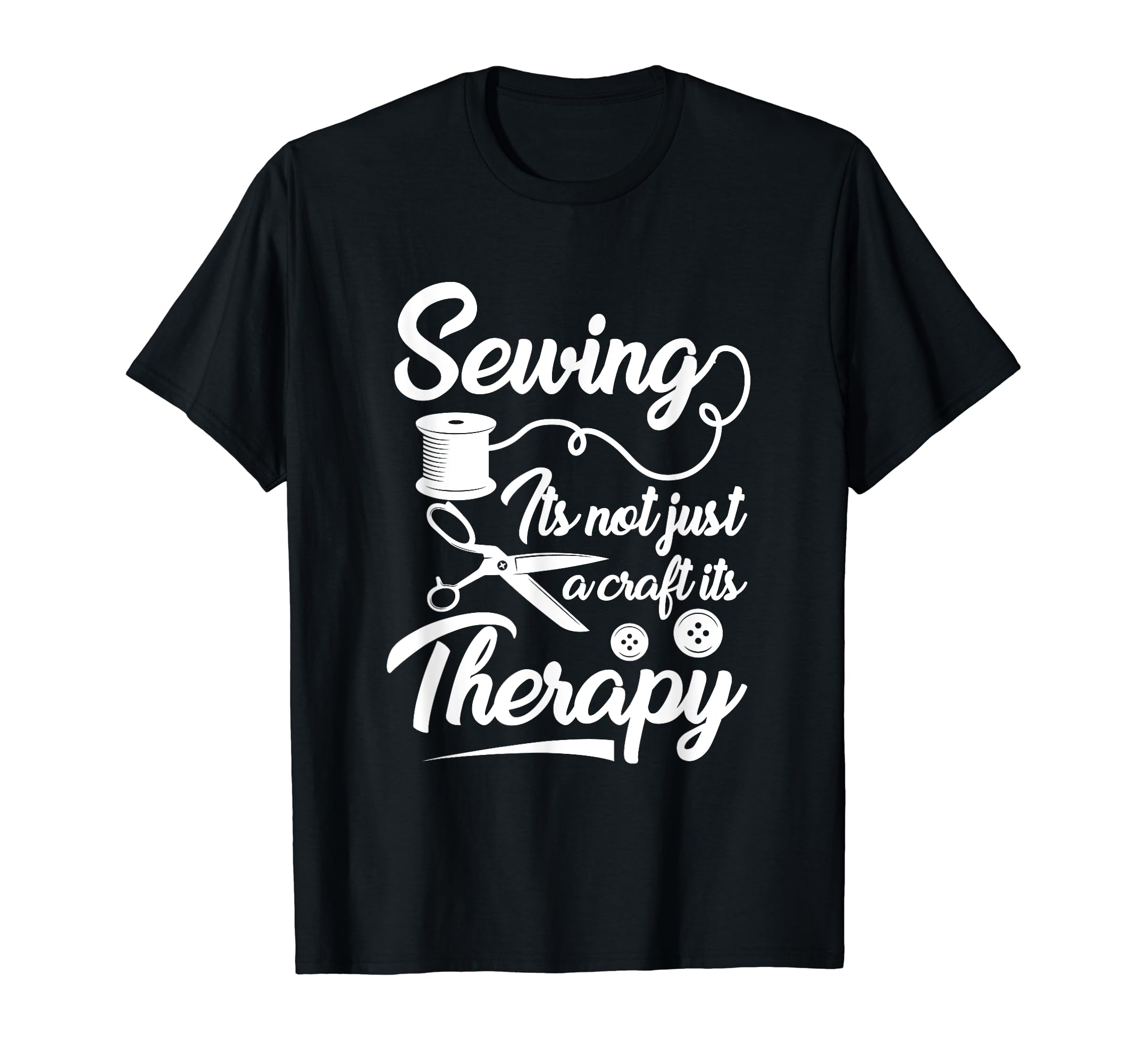 Sewing Lovers It's Therapy Quilting Gifts T-Shirt