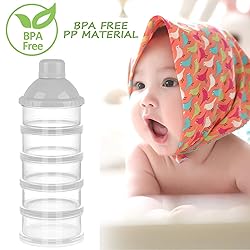 Accmor Formula Dispenser On The Go, 5 Compartments