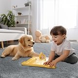 Sour Lemon Large 200x300 cm Grey Shaggy Rug Soft Non Slip Washable view 7