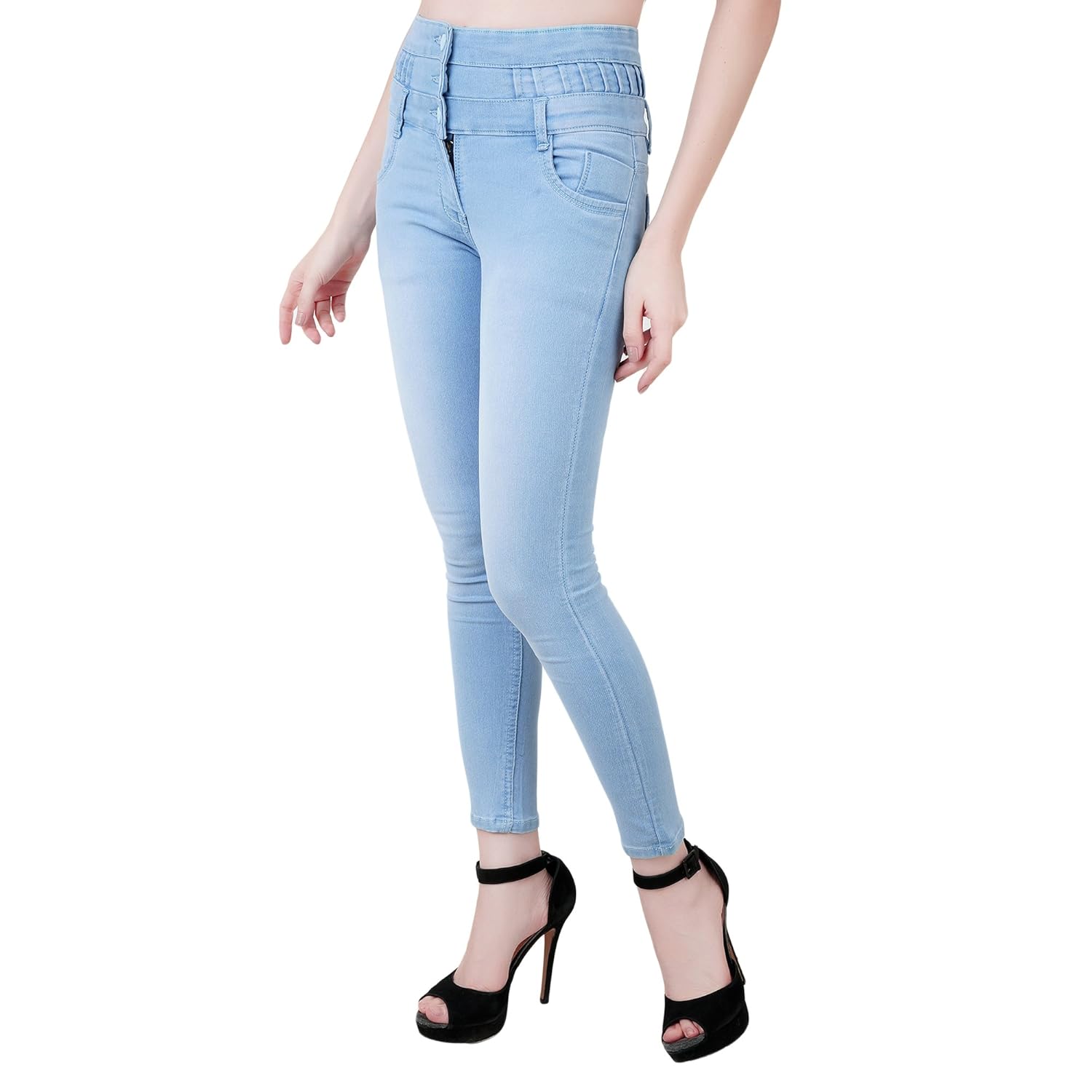 srw cotton lycra jeans - blue