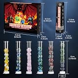 QMay Mystery Dice 42 Pcs Polyhedral Dice with 6 Display Tubes 7‑Die Sets view 2