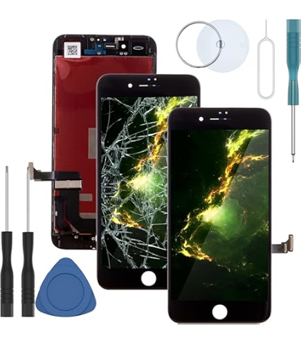 Amazon.com: for iPhone 7 Plus (5.5 inch Black) Retina HD LCD